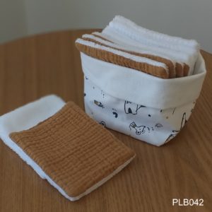 Panier et lingettes bébé